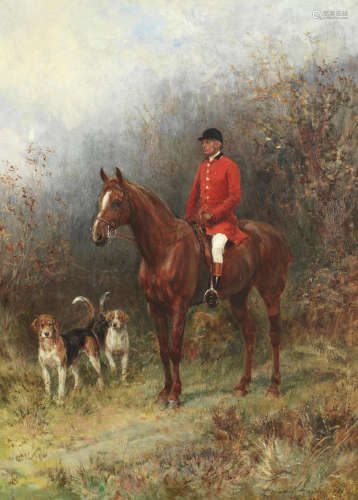 The huntsman Heywood Hardy(British, 1843-1933)