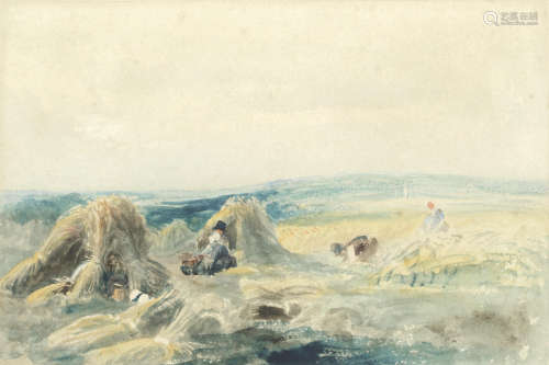 Cornfield near Tring Peter De Wint, OWS(British, 1784-1849)