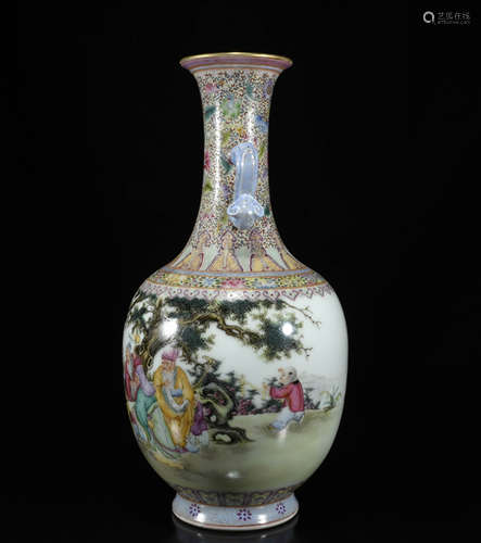 Chinese Famille Rose Porcelain Vase