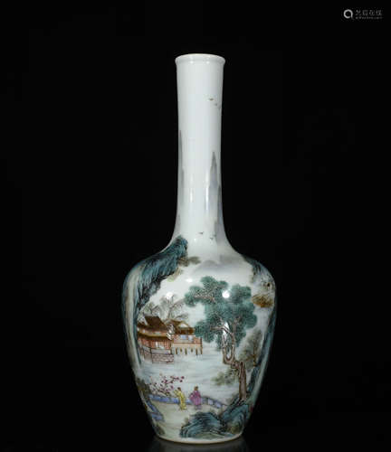 Chinese Famille Rose Porcelain Vase