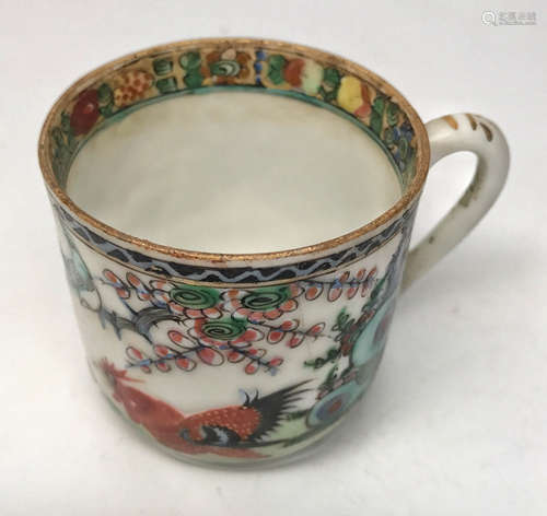 Chinese Guang Cai Porcelain Cup