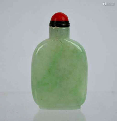 Qing Dynasty Jadeite Snuff Bottle