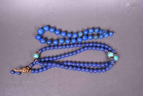 Two lapis stone necklaces