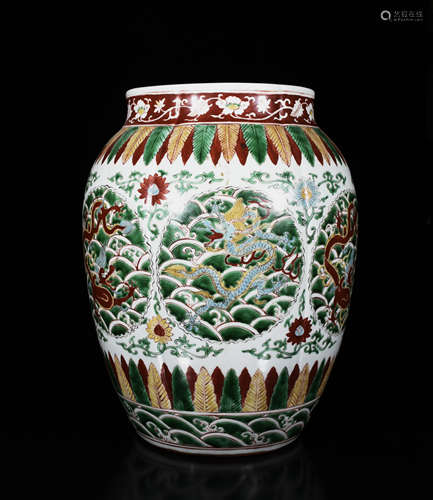 Chinese Famille Rose Porcelain Vase