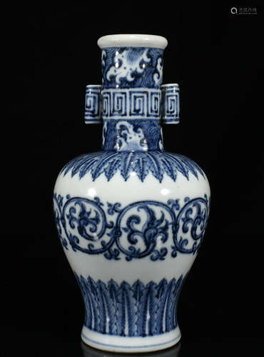 Chinese Blue And White Porcelain Vase