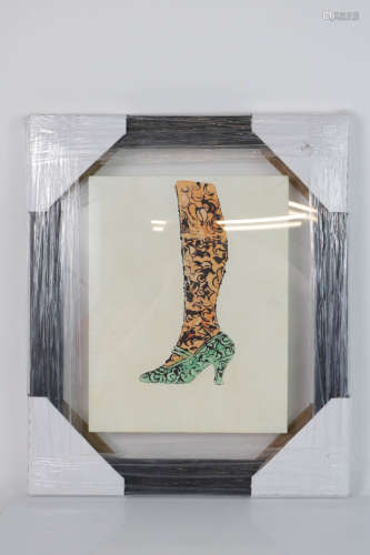 Andy Warhol. Image of Shoe with Seal