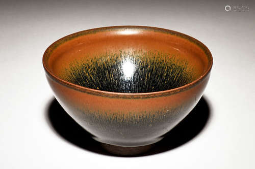 JIAN WARE 'HARE FUR' GLAZED BOWL