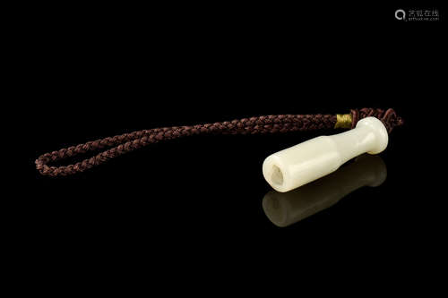 JADE CARVED SMOKE PIPE