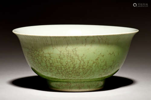 GREEN GLAZED BOWL