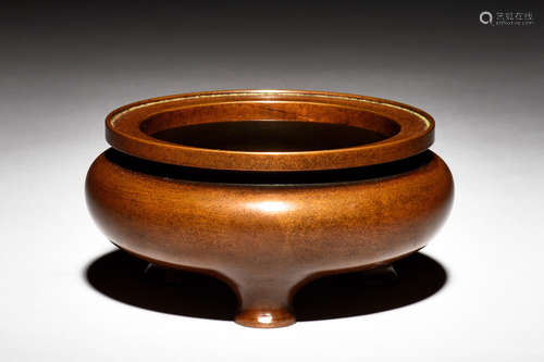 BRONZE CAST TRIPOD CENSER