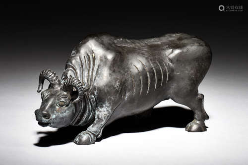 BRONZE CAST 'BULL' FIGURE