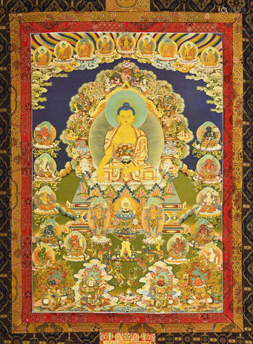 EMBROIDERED THANGKA