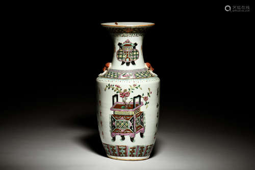 WUCAI 'FLOWER PLANTERS' VASE WITH HANDLES