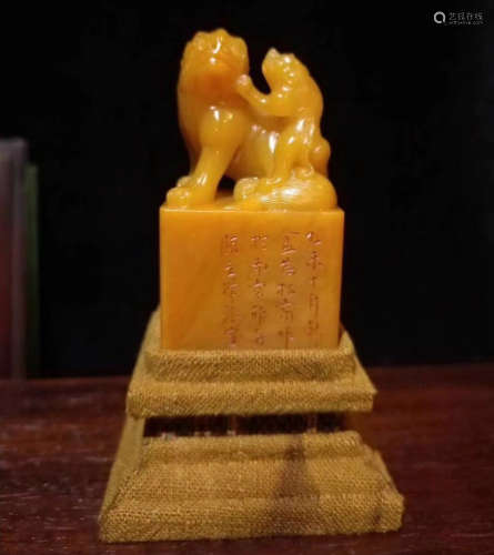 A TIANHUANG SOAPSTONE SEAL