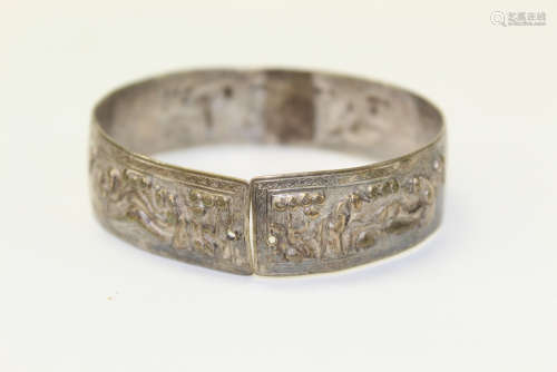 Chinese antique silver bracelet