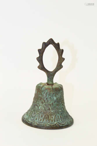 Antique Indian bronze bell