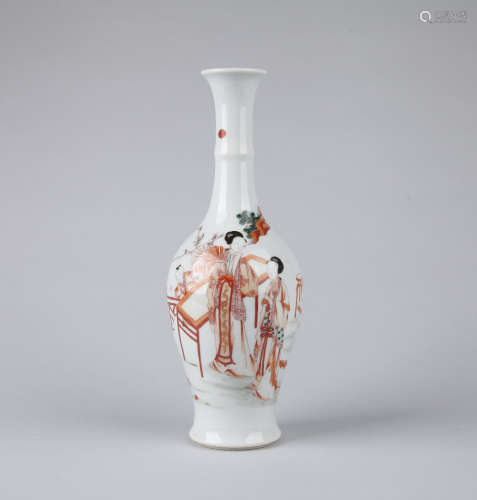Chinese  porcelain vase, Kangxi mark.