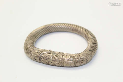 Antique Chinese silver bracelet