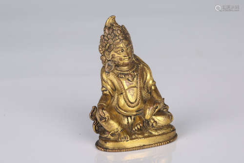 Chinese bronze Buddha.