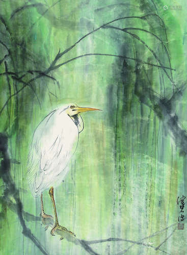 陈佩秋（1922- ）《花鸟》