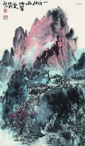 杨延文（1939-）《一夜秋雨》