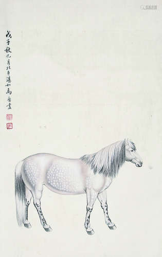 马晋（1900-1970）《马》