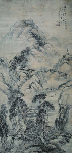 杨伯润（1837-1911）《山水》