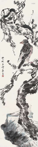 王梦白（1888-1934）《花鸟》