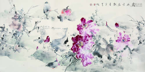 刘文生（1956- ）《花鸟》