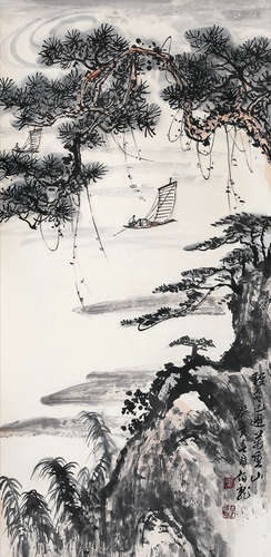 黑伯龙（1915-1989）《轻舟已过万重山》