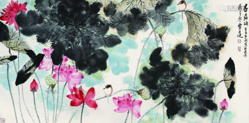 贾广健（1964-）《花鸟》
