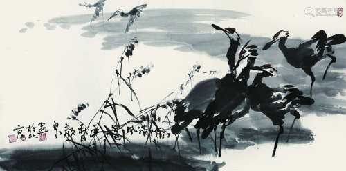 颜泉（1957- ）《花鸟》