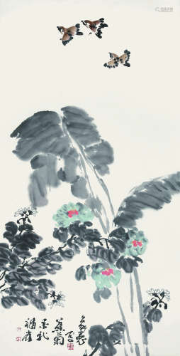 杨象宪（1937-2011）·孙墨龙（1931-）《花鸟》