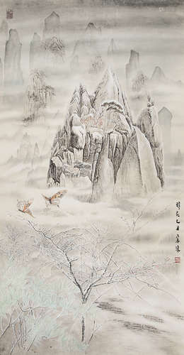 宋涤（1945-）《山水》