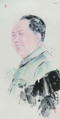 杨漠寒（1957- ）《毛主席像》