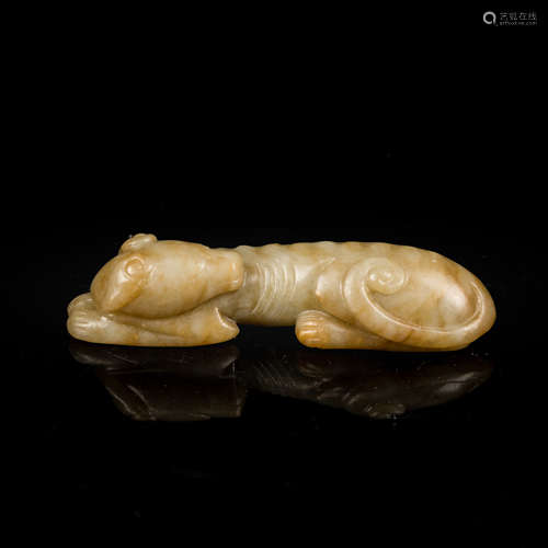 Song Antique Jade Mythical Beast