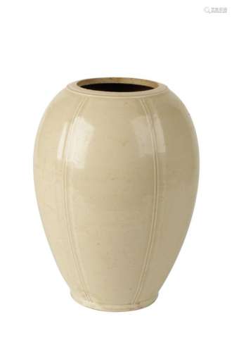 DING WARE GLAZED POTTERY VASE, SONG DYNASTY