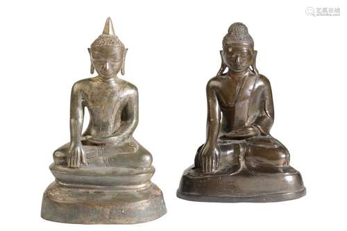 BRONZE SEATED BUDDHA, BURMESE, MANDALAY PERIOD, 19TH CENTURY