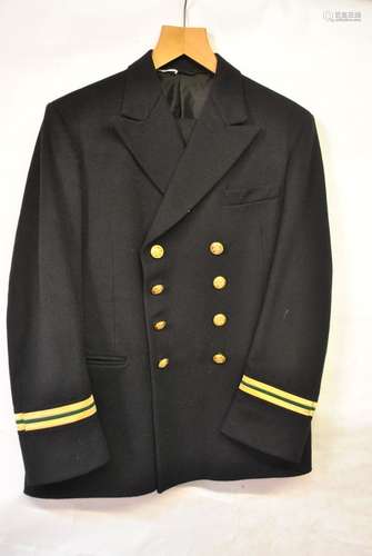 A wool winter-weight naval uniform 52 cm across chest, 34