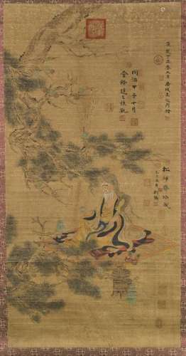 Three Chinese Scrolls After Su Hanchen, Li Gonglin & Yu