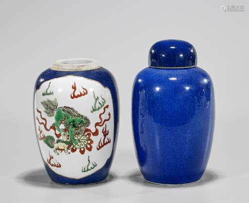 Two Chinese Porcelain Jars