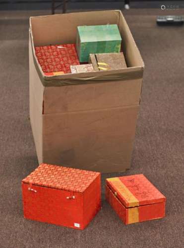 Group of Fitted Boxes