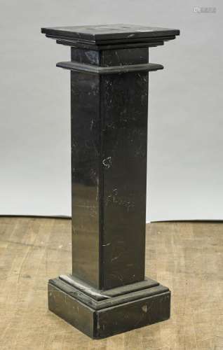 Black Marble Pedestal