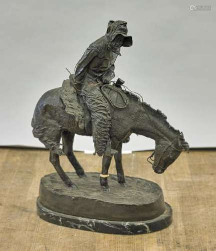 Large Bronze After Frederic Remington