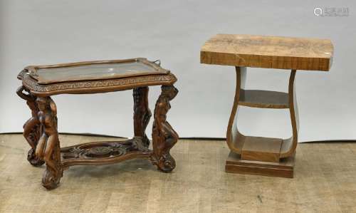 Two Wood Side Tables