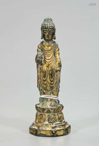 Korean Gilt Bronze Buddha