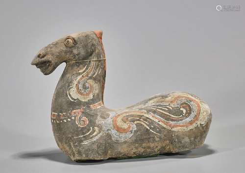 Chinese Painted Pottery Horse