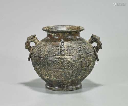 Archaistic Chinese Bronze Jar