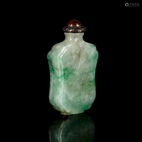 Chinese Antique Jade Jadeite Snuff Bottle