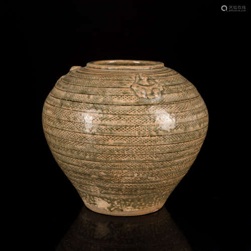 Song Dynasty Chinese Antique Yue Ware Jar